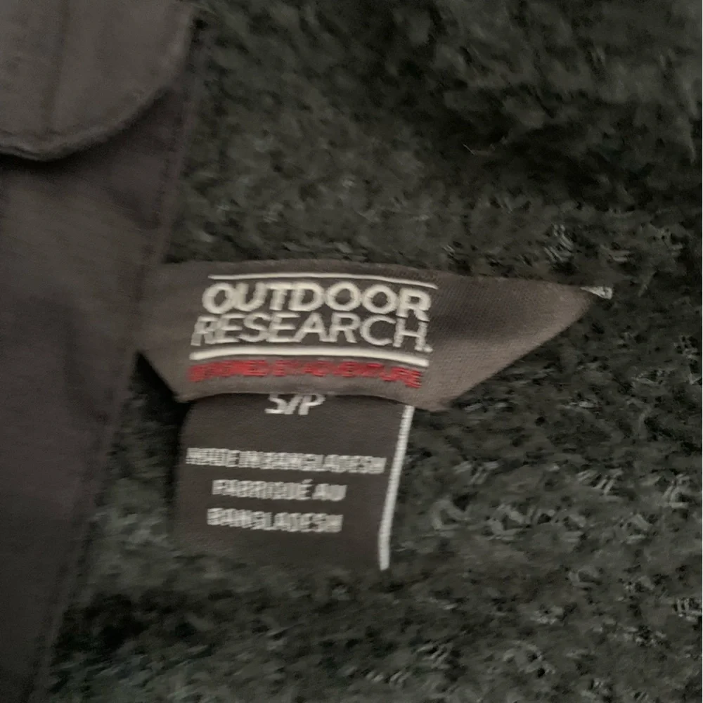 Outdoor Research Ascendant Vest S Black Fleece Wind Water Resistant Insulated